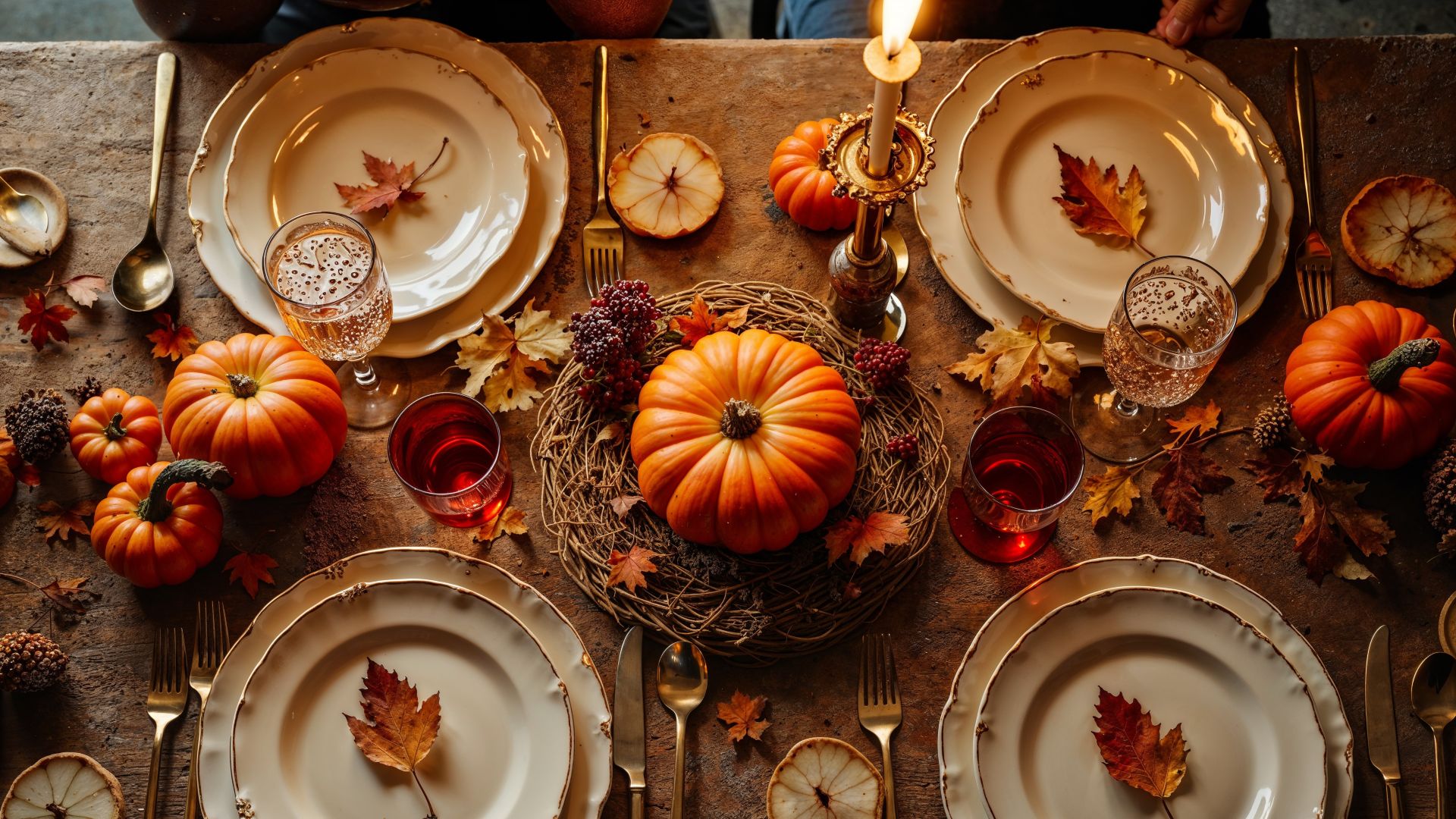Rustic Harvest Table