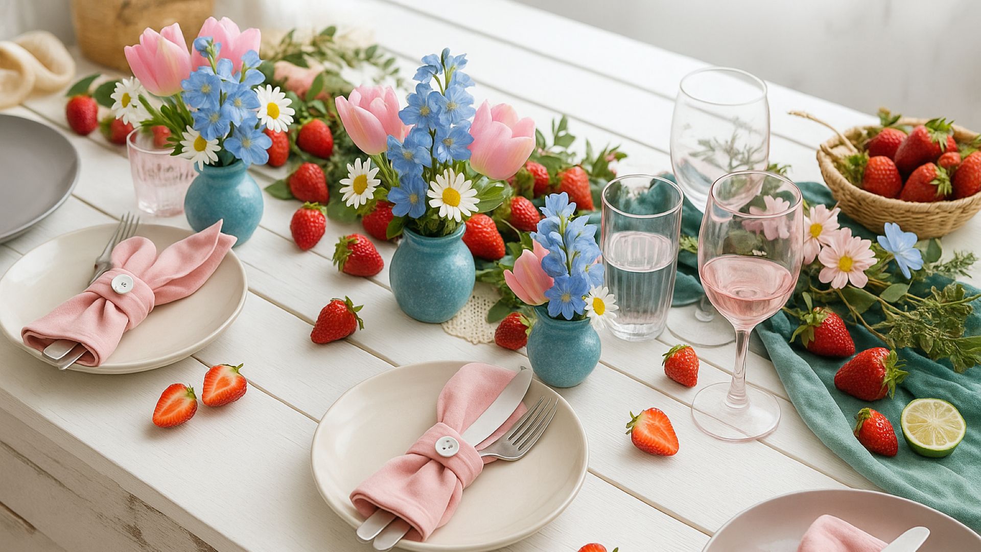 Spring Table Decor